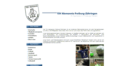 Desktop Screenshot of alemannia-zaehringen.de